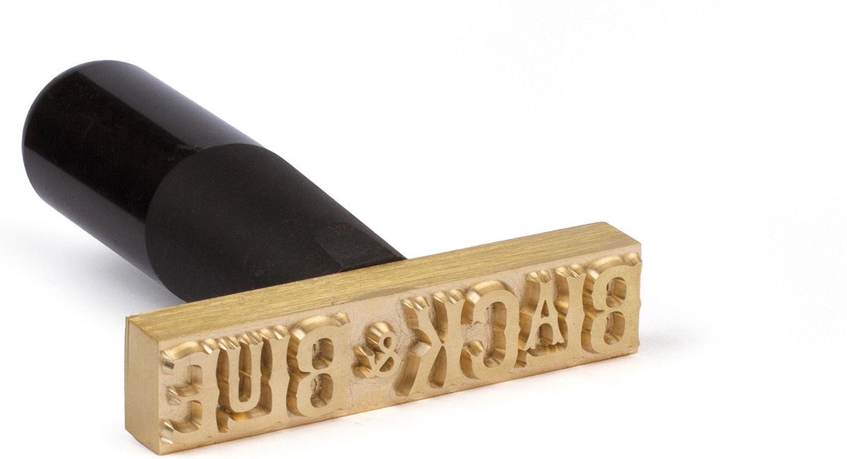 Messing stempel | 90x20 mm